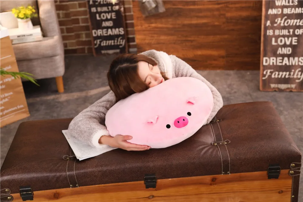 1 шт. 50 см мягкая Kawaii свинья плюшевая подушка чучела милые животные Подушка Китайский Зодиак поросенок игрушка кукла подарок на день рождения для девочек