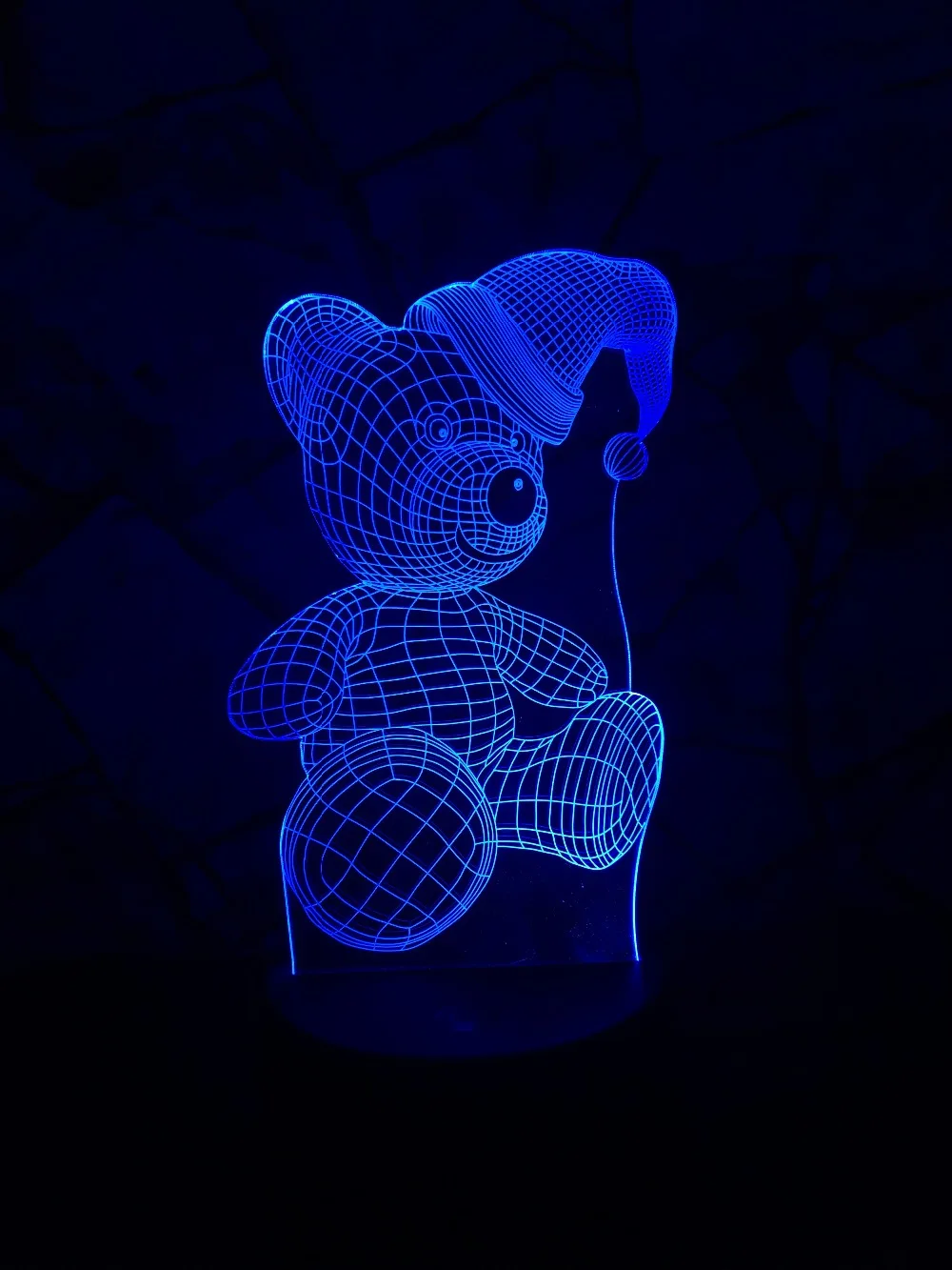 Рождественский подарок серии рождественские украшения для дома 3D лампа светодиодный ночной Светильник ламинария Санта Клаус дерево снеговик Медведь Рыба детские игрушки