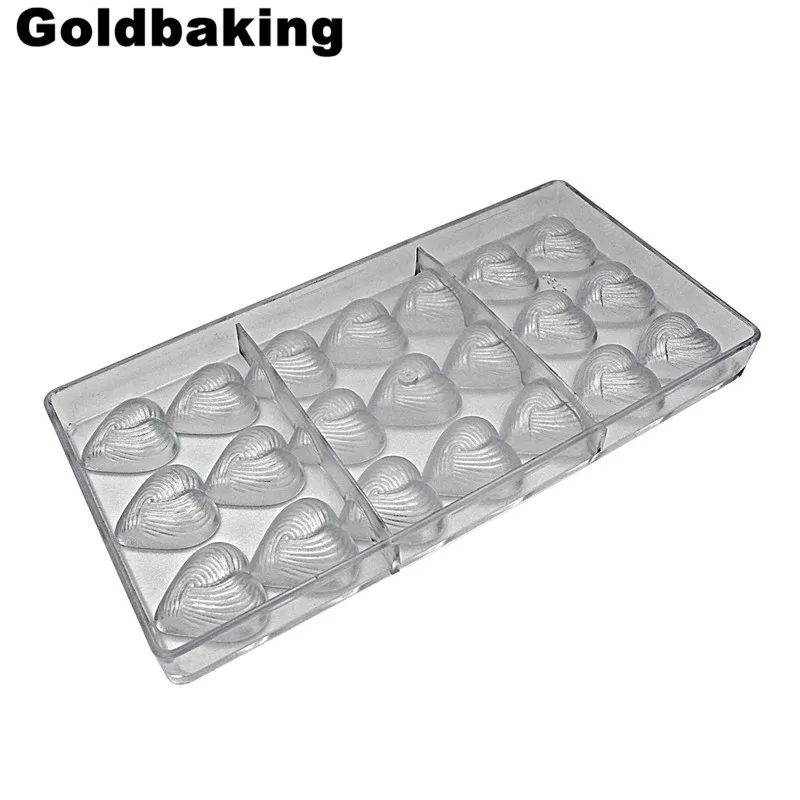 DIY шоколадные формы желе для выпечки лоток из поликарбоната шоколадная форма