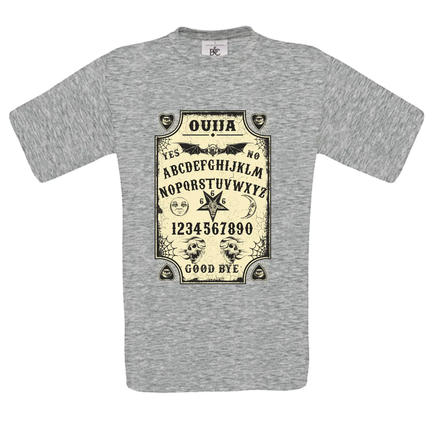 OUIJA BOARD spooky horror ghostly dtg Мужская футболка новые футболки Забавные топы Новые унисекс
