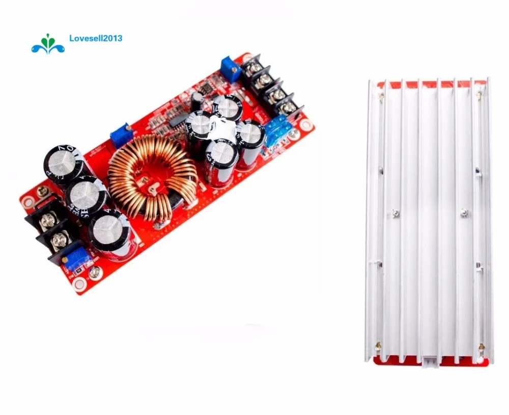 

1200W 20A DC Converter Boost Car Step-up Power Supply Module 8-60V to 12-83V