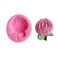 new rose flower shape fondant cake silicone mold pastry chocolate mould cake decoration baking tools candy biscuits molds aouke