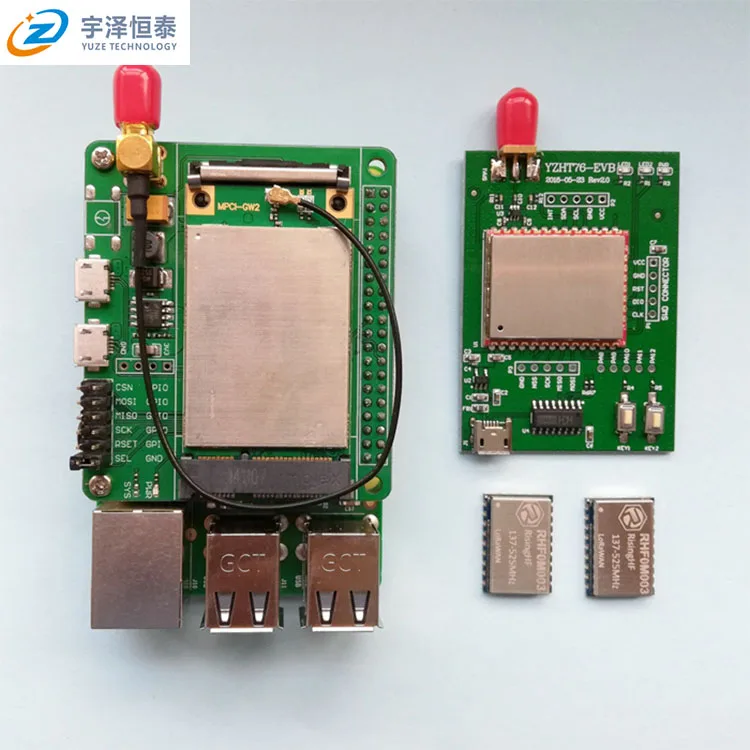 Комплект для оценки разработки LoRaWAN SX1301 интерфейс mini-PCIE raspberry 3B шлюз | Компьютеры и