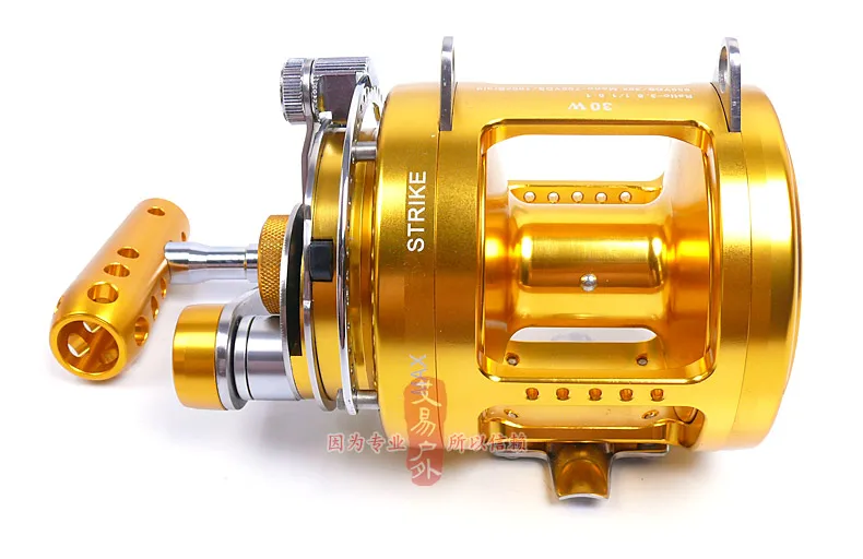 

Rg full Metal CNC 20W 30W Two Speed Game reel Trolling Reel Boat Reel 30KGS 38KGS