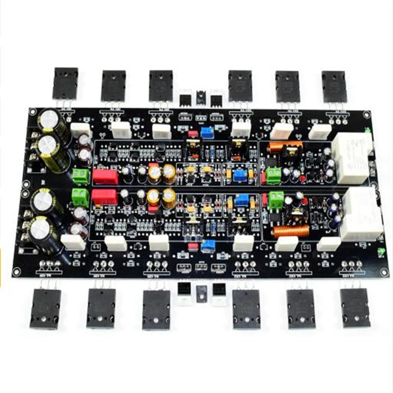 KSA50 2SA1943/2SC5200 + MJE15034/MJE15035 Высокая мощность Hi Fi fever Pure after class AB 250W Плата