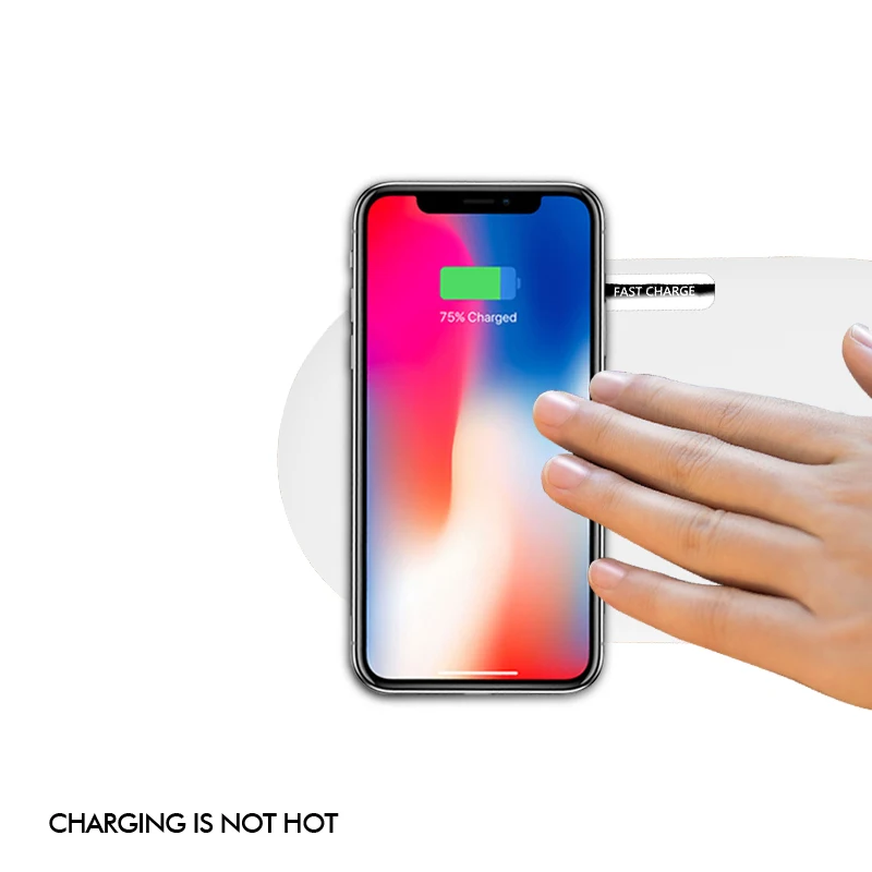 Ascromy Беспроводной Зарядное устройство станция для Apple IPhone X 8 iPhone8 XS Max samsung Galaxy S8 S9