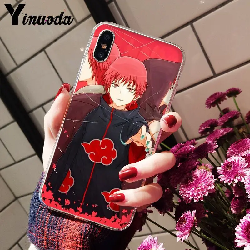 11pro MAX Наруто AKATSUKI пользовательские фото мягкий чехол для телефона Apple iPhone 8 7 6 6S Plus