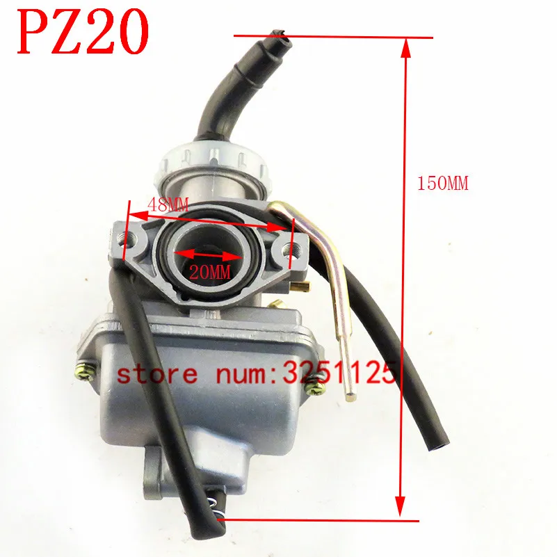 Карбюратор для мотоцикла 19 мм 20 22 карбюратор PZ19 PZ20 PZ22 подходит 50cc 70cc 90cc 110cc 125cc ATV Quad