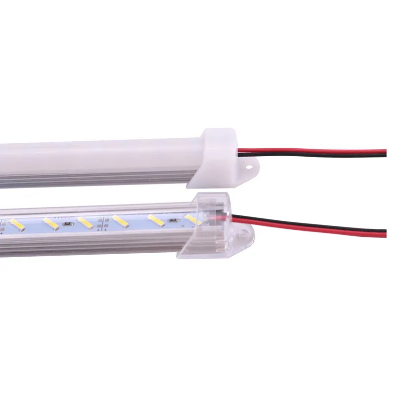 12 V светодиодный Алюминий брусок профиль осветительные полосы 50 см SMD8520 жесткие