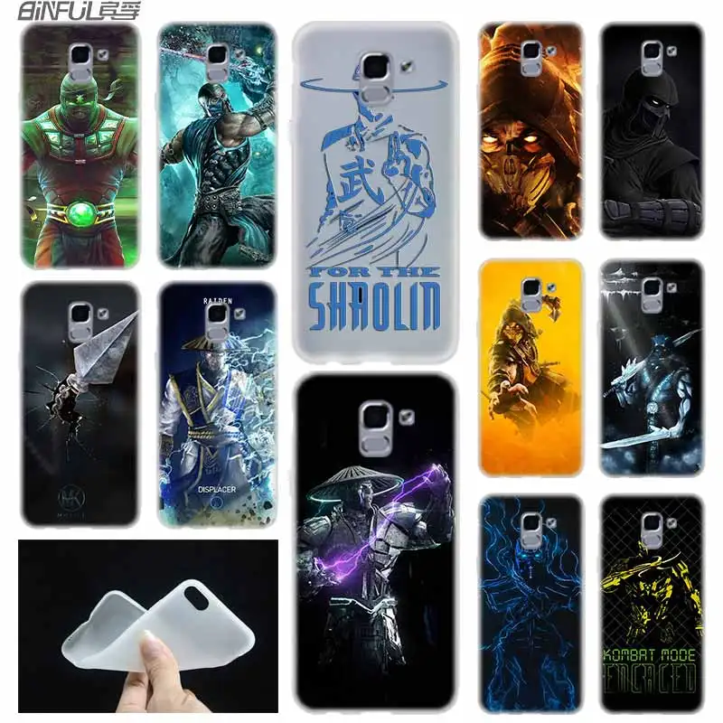Мягкий чехол из ТПУ для Samsung Galaxy J6 J8 J5 J7 J4 Core Plus 2018 2016 2017 EU Prime Pro Ace Mortal Kombat|Бамперы| |
