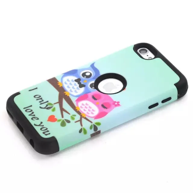 Чехол для ipod touch 6/touch 5 с милым мультяшным рисунком совы прочный устойчивый к