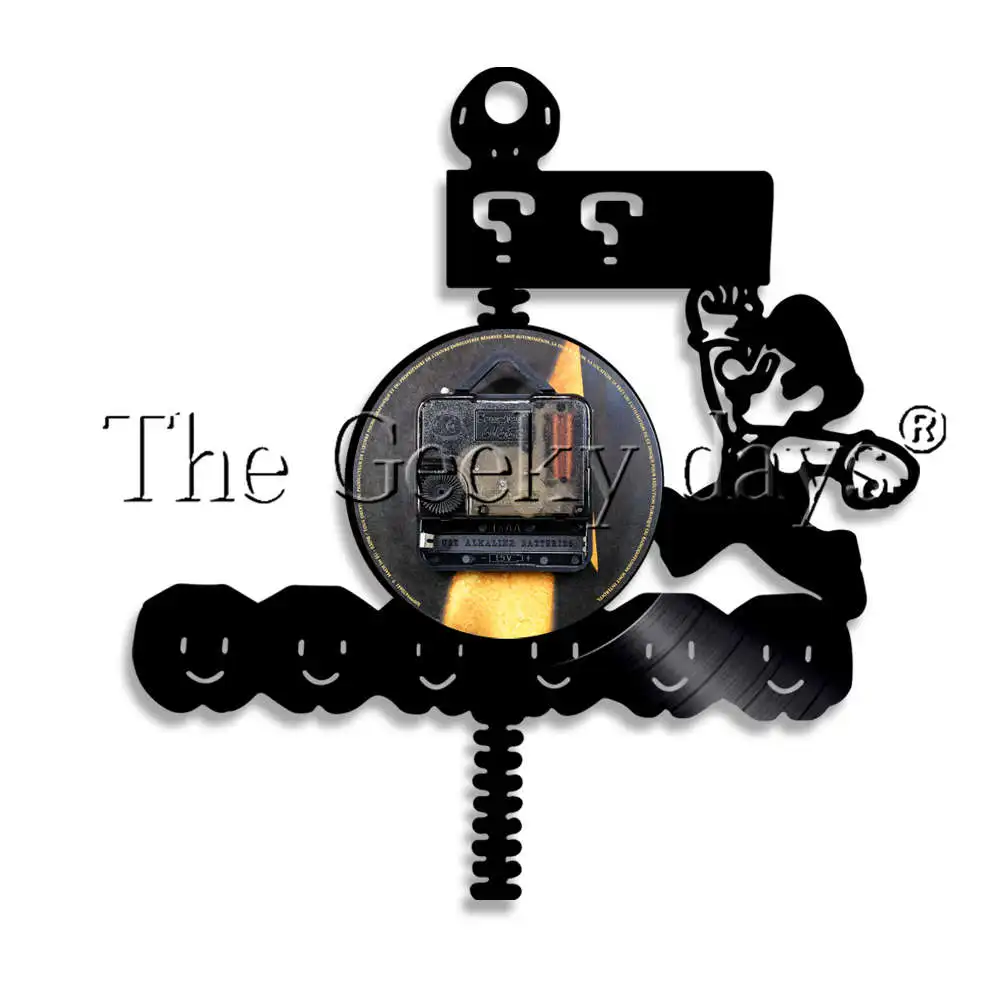 Светодиодсветодиодный Ночная лампа в стиле ретро для экшн игр настенные часы с