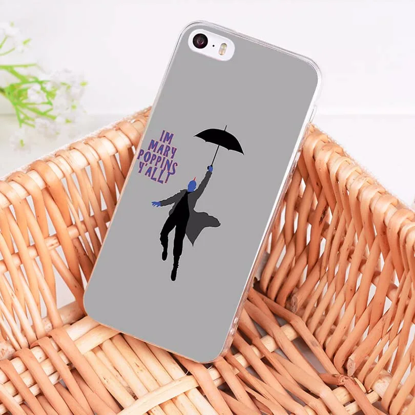MaiYaCa Mary Poppins прозрачный мягкий ТПУ чехол для телефона чехол для iPhone X XR XS MAX 6 6s 7 7plus 8 8Plus 5 5S 11promax чехол coque - Цвет: 8