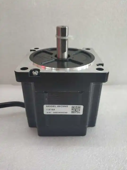 

New Leadshine 86CM45 NEMA 34 stepper motor with 4.5N.m (638 oz-in) holding torque 2 phase step motor 4 wires shaft size 12.7mm