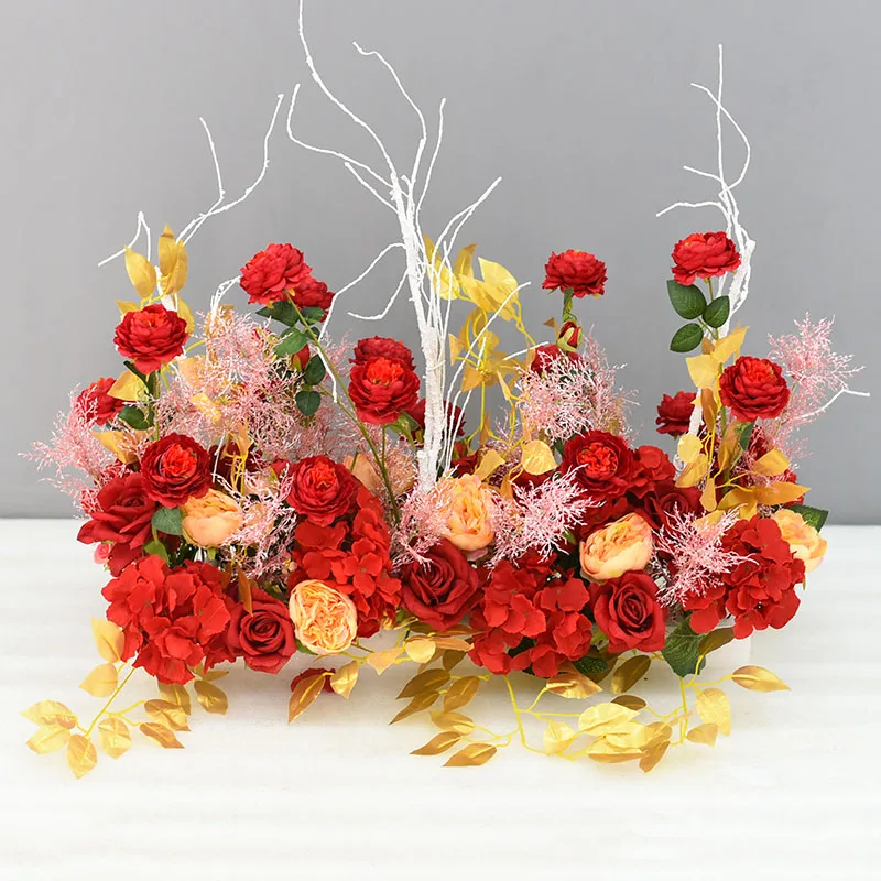 Искусственный цветок свадебный фон украшение арки стены DIY Украшение дома