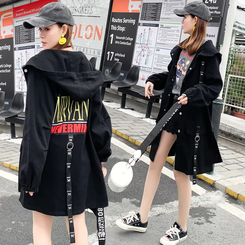 Весенняя женская джинсовая куртка черный 2021 Сумки из натуральной кожи Новинка