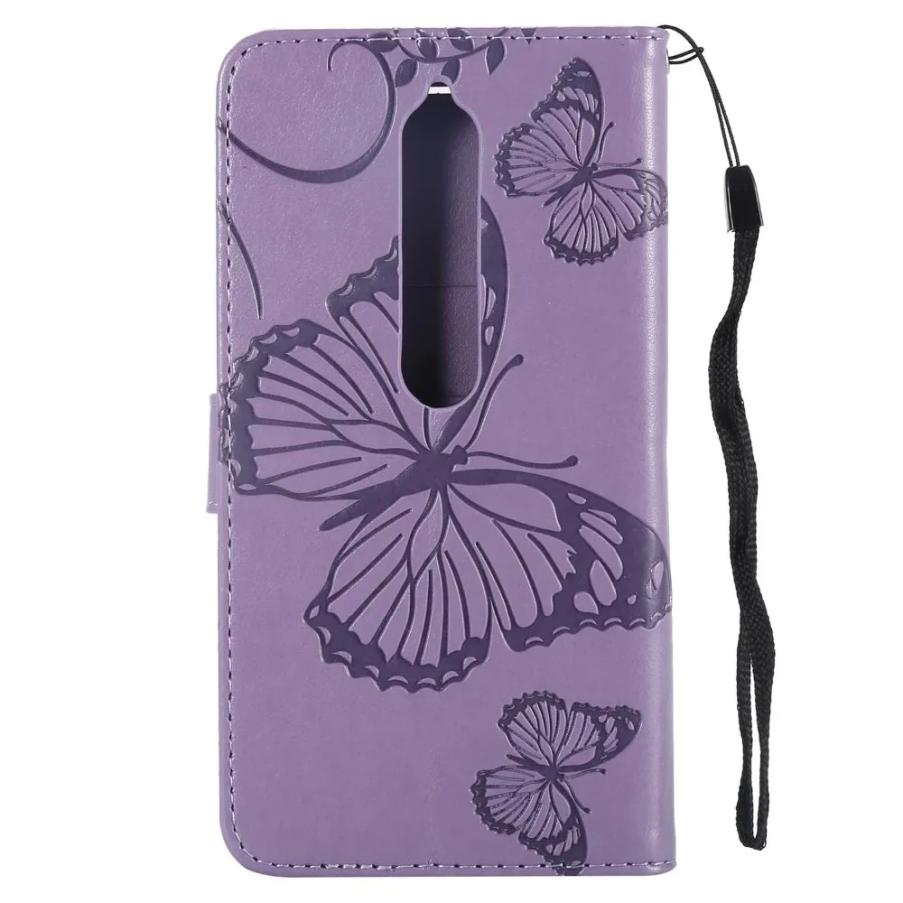 Butterfly Flower Flip Cover For Nokia 2.1 3.1 5.1 7.1 Plus 3.2 4.2 1.3 2.3 2.4 3.4 7.2 6.2 3 5 6 n635 N640 9pure view Phone Case | Мобильные