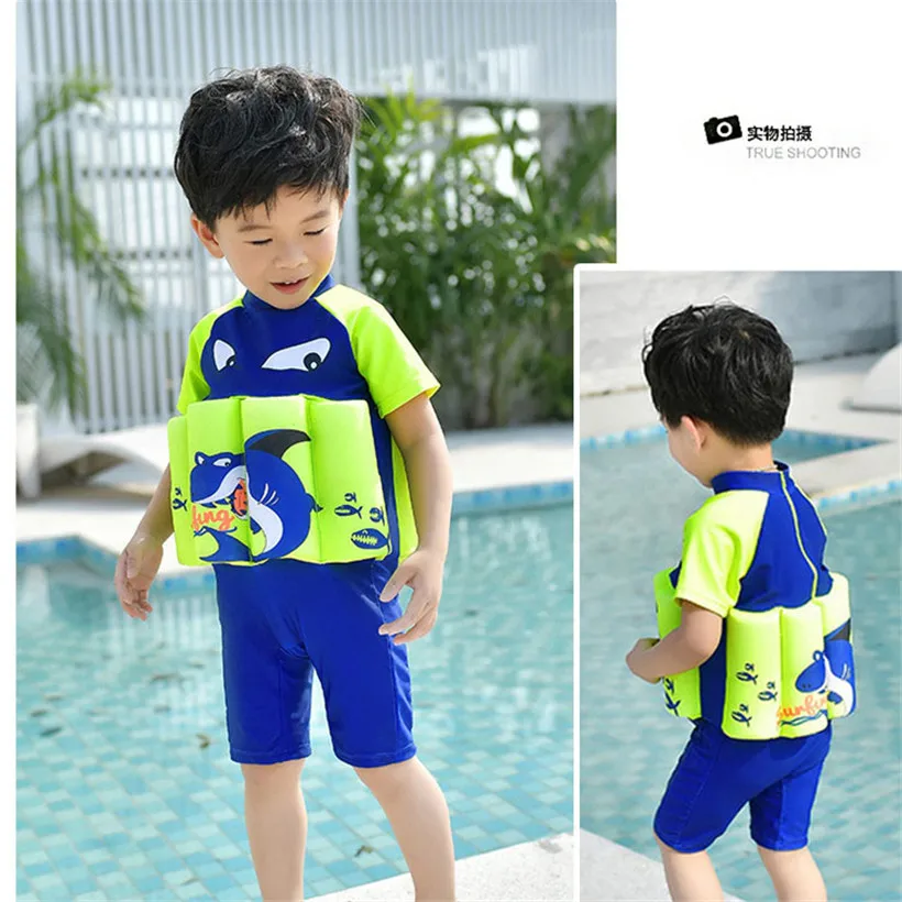 Детский слитный купальник с коротким рукавом на возраст 1 5 лет|Комплекты одежды