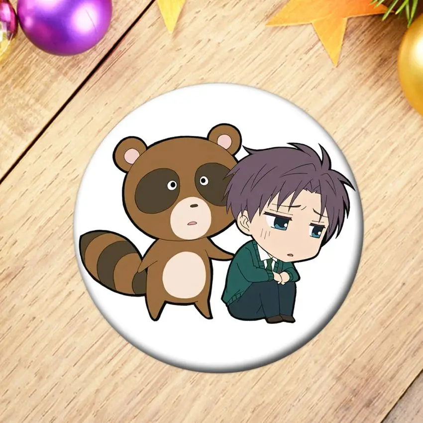 1 шт. аниме Gekkan Nozakikun значок косплея Сакура Чио брошь на застежке нозаки Umetarou