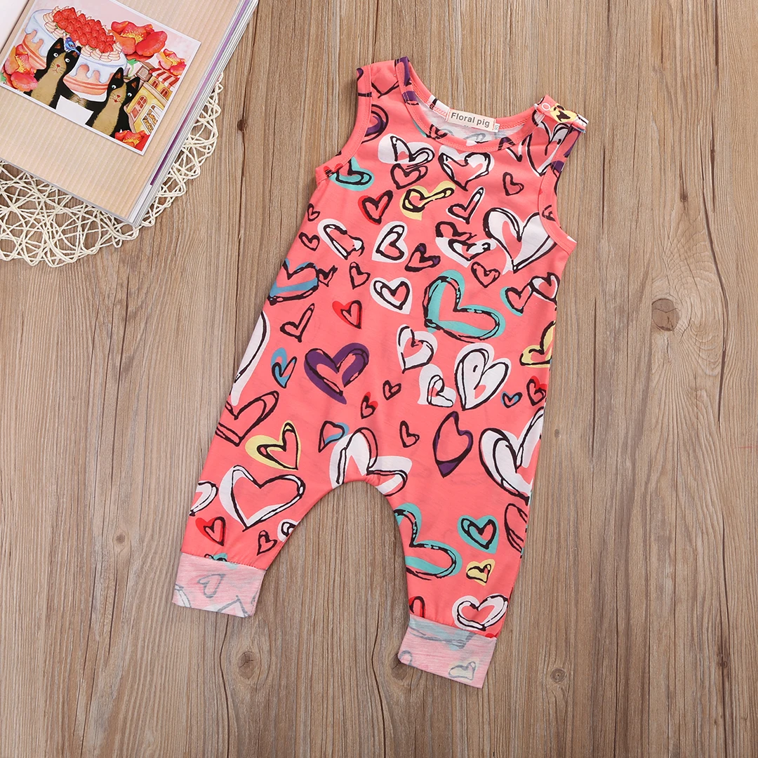Pudcoco 2019 Summer Kids Infant Baby Girls Romper Floral Sleeveless Sunsuit Outfit Clothes | Мать и ребенок