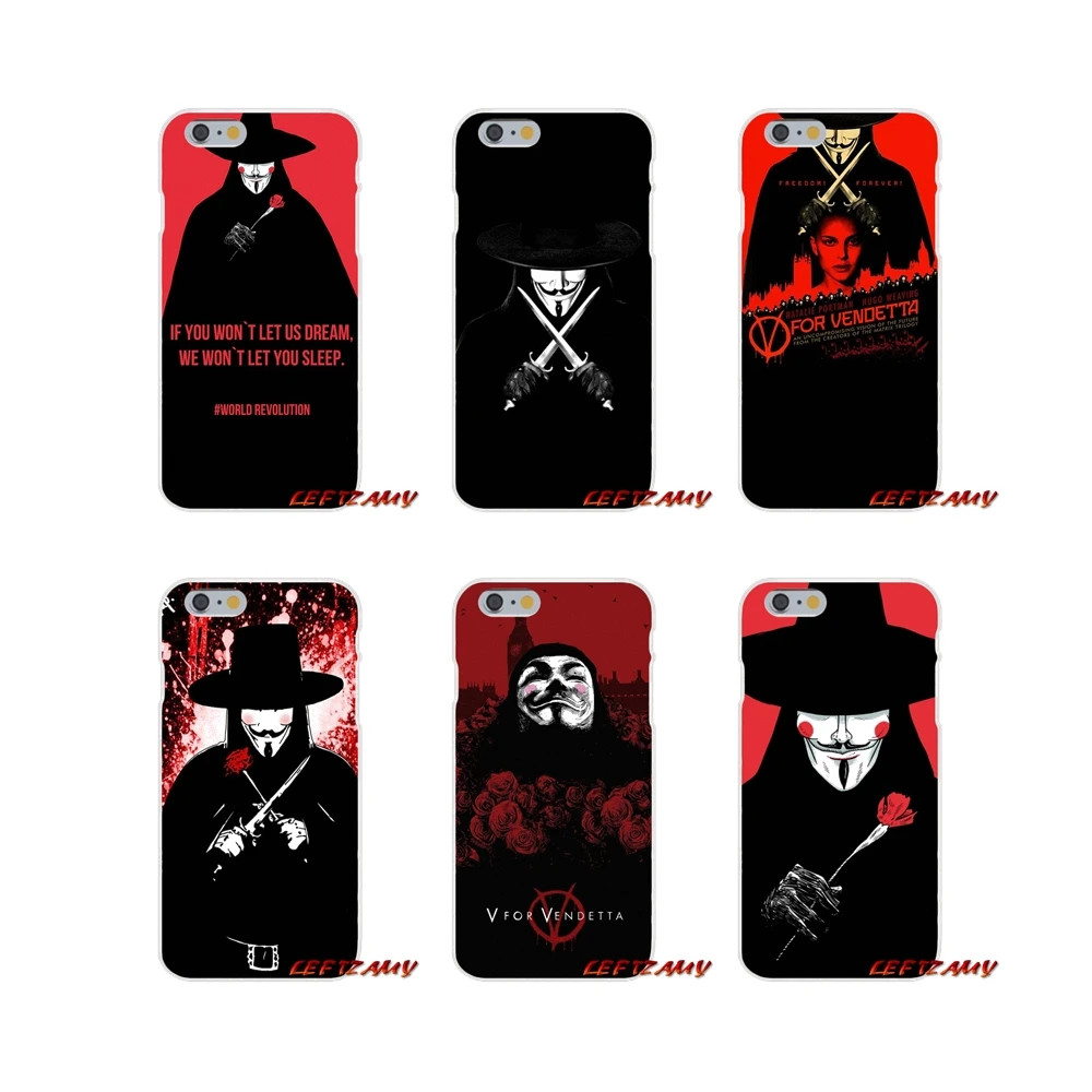 Аксессуары чехлы для телефонов Чехлы iPhone X XR XS MAX 4 4S 5 5S 5C SE 6 6S 7 8 Plus ipod touch V Vendetta cd