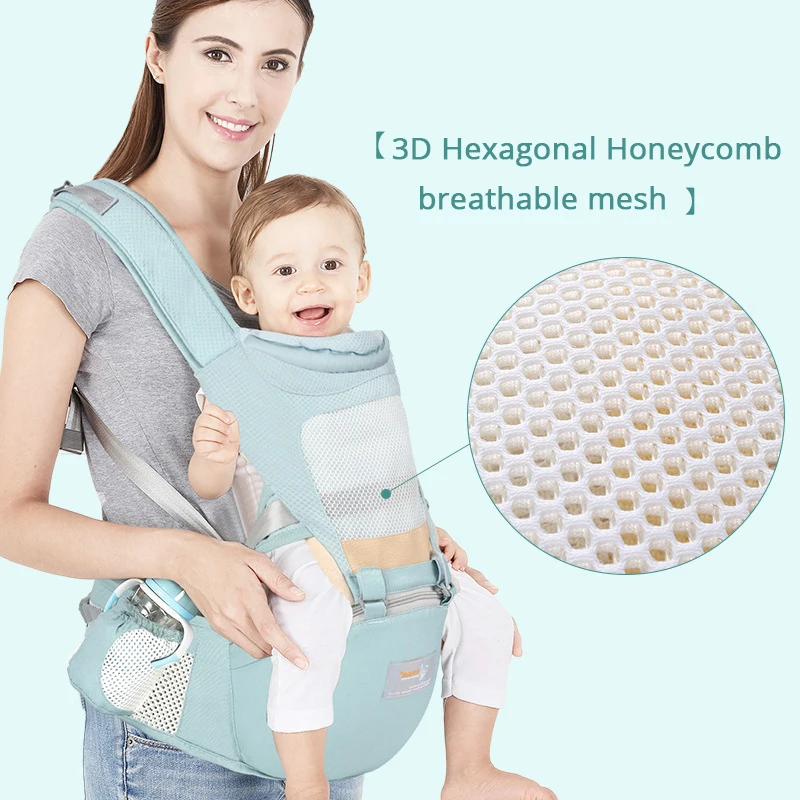 Honeylulu портативный ремень безопасности Baby Carrier 3D сотовая сетка модное с лямками