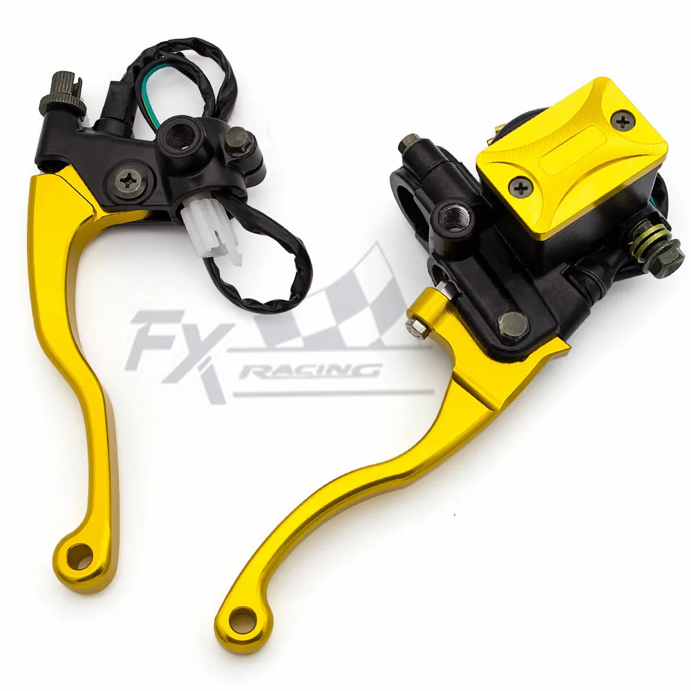 

50CC-300CC 22mm Dirt Pit Bike Motorcycle Master Cylinder Reservoir Brake Clutch Lever For Honda CRF250L CRF250M CRF150R SL230