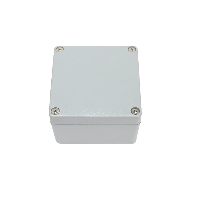 

120*120*82mm FA60 IP67 waterproof aluminum enclosure case use as switch box Metal watertight enclosure electric control box