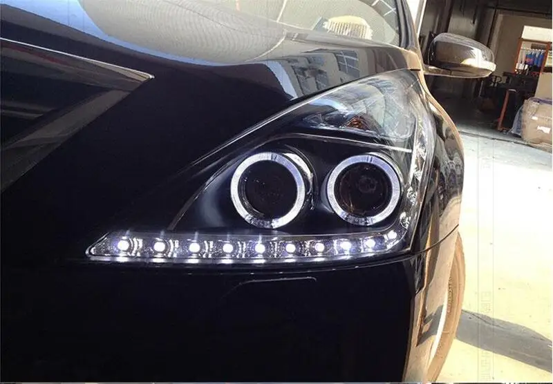 1 комплект автомобиля Стайлинг для Nissan Teana фары 2008 2009 2010 год Altima фары hid DRL Биксеноновые линзы Высокий Низкий Луч парковки
