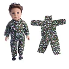 Одежда для кукол, камуфляжная Пижама для мальчиков 18 дюймов, куклы Логан, наряды