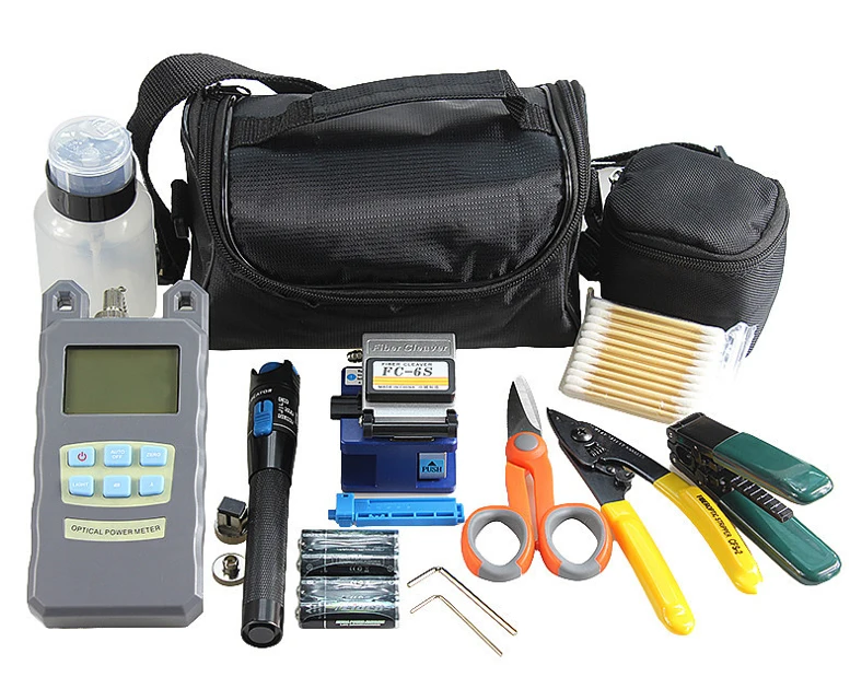 Волоконно оптический аппарат FTTH toolkits7 в 1 волоконно резаки кевлара измеритель