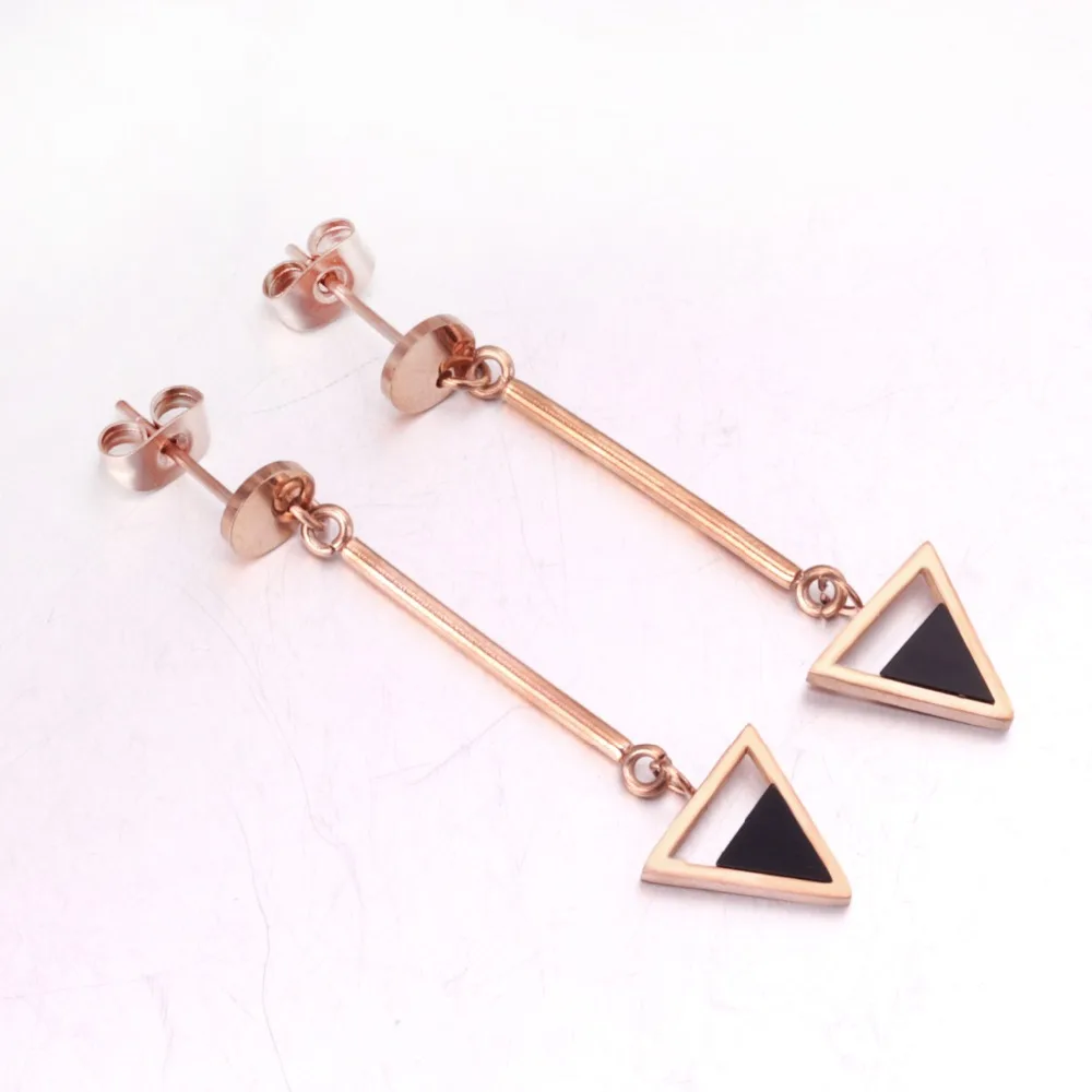 LUXUKISSKIDS Traingle Shape Long Earrings 2020 Korean Style Drop&ampDangle For Women Fashion Jewelry Pendientes Party Gift | Украшения и