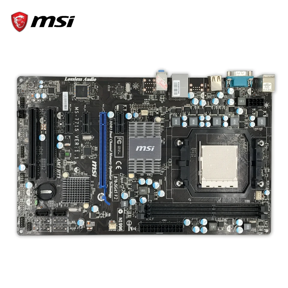 Оригинальный MSI 870 SG45 V2 рабочего Материнская плата 770 разъем AM3 DDR3 8 г SATA2 USB2.0 ATX 100%
