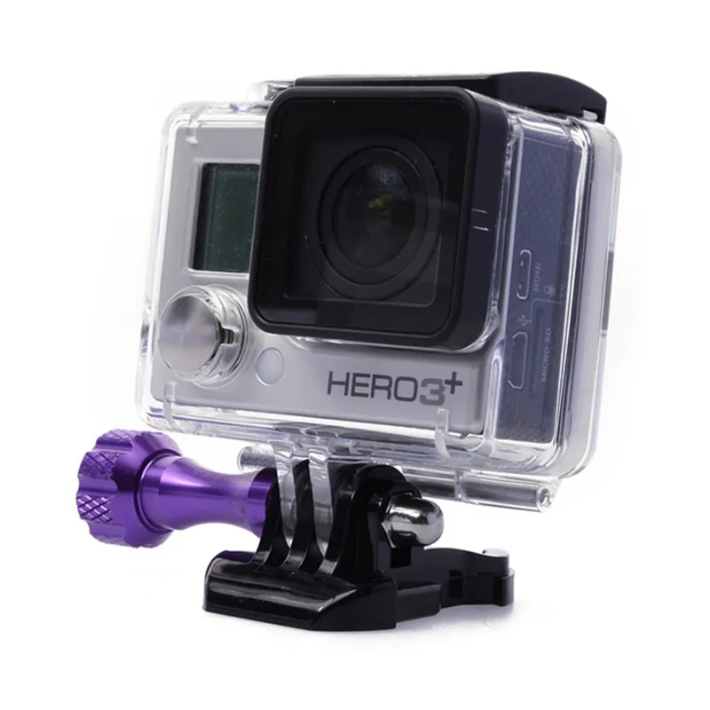 Алюминиевые болты с большим пальцем Suptig для Gopro Hero7 6 5 4 Session 2 коротких + 1 длинных