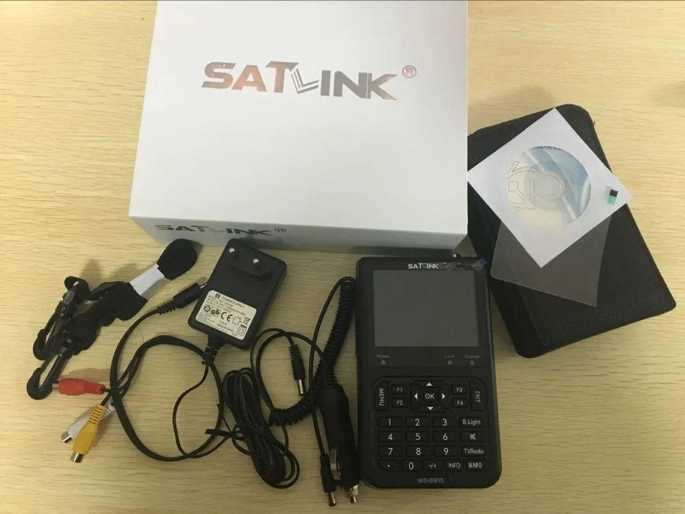WS6905 satlink 6905 dvb t измеритель оригинальный цифровой Φ Satlink (DVB T) прибор для поиска