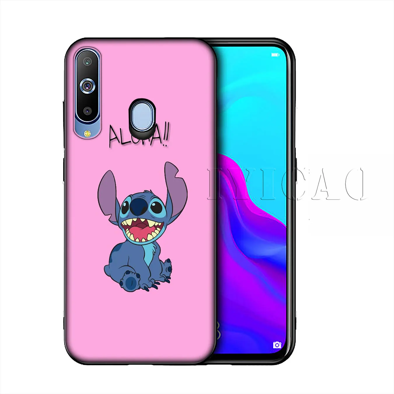 IYICAO cute cartoon Lilo Stitch 11111 Silicone Soft Case for Samsung Galaxy A10 A30 A40 A50 A70 M10 M20 M30 Cover |