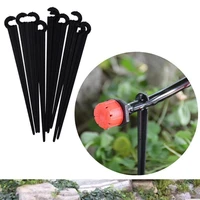 50pc hook fixed stems support holder for 47 drip irrigation water hose irrigation water hose drop watering kits garden supplies