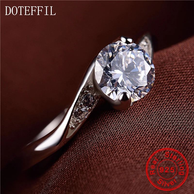Женское кольцо из серебра 925 пробы с фианитом|round ring|fashion ringsring fashion |