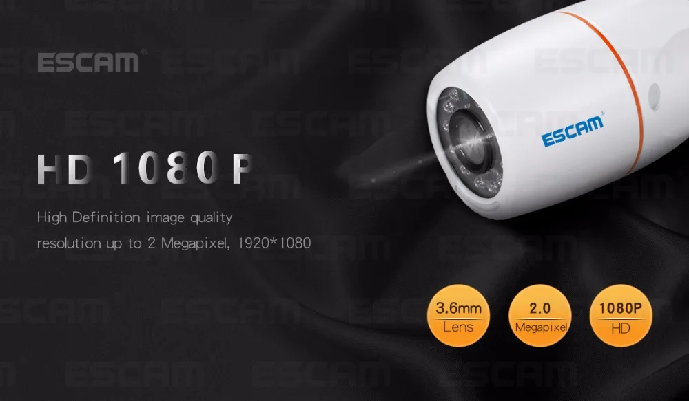 ESCAM PNK805 HD 1080p 8CH POE NVR система безопасности с детектором движения, сигнальная запись, ONVIF IP66 Водонепроницаемая ИК камера