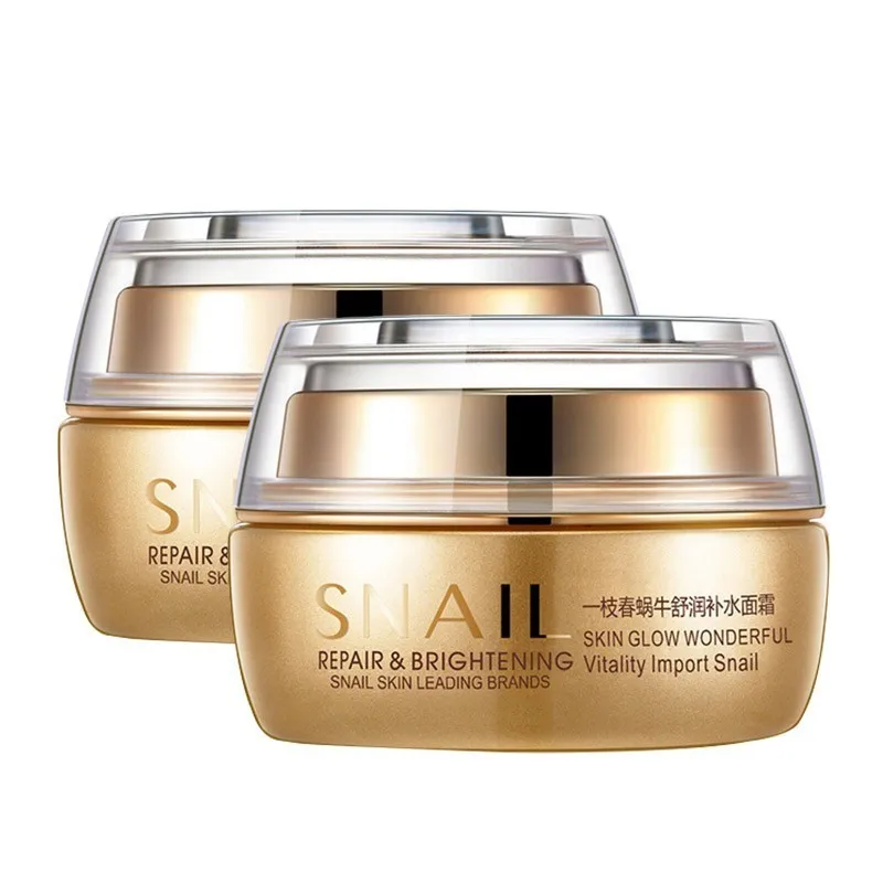 2 шт. BIOAQUA Natural Snail Сущность крем для лица увлажняющий отбеливания кожи против