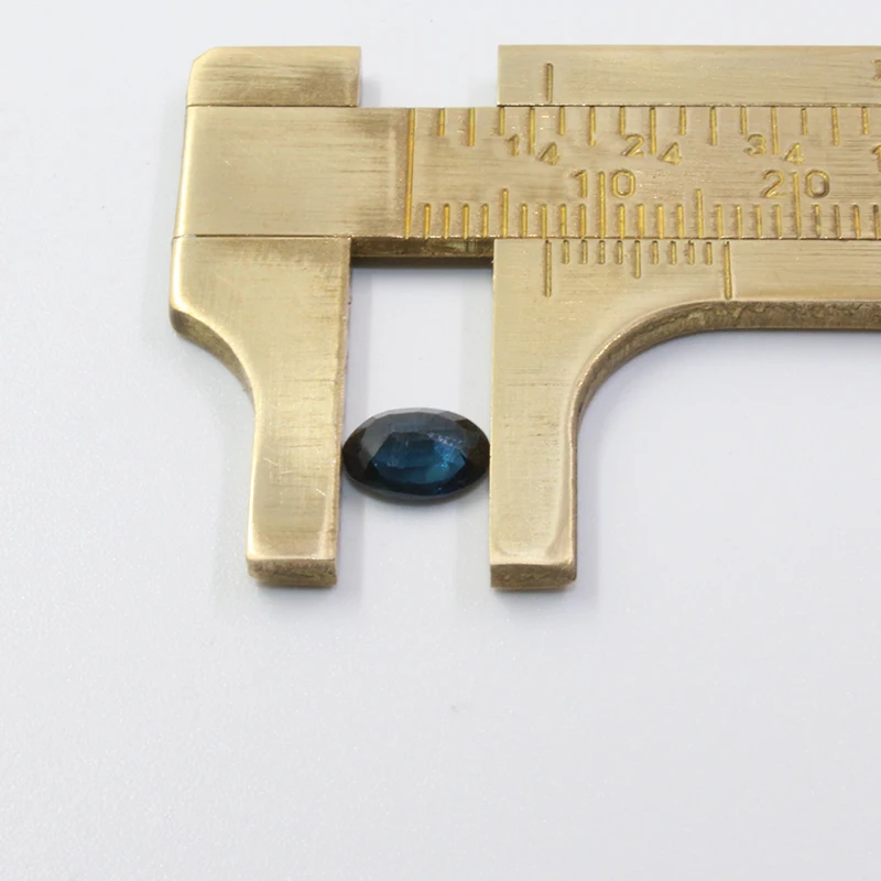 Chinese midnight blue sapphire loose gemstone 0.8 ct 5 mm * 7 real natural sappire for gold jewelry maker | Украшения и