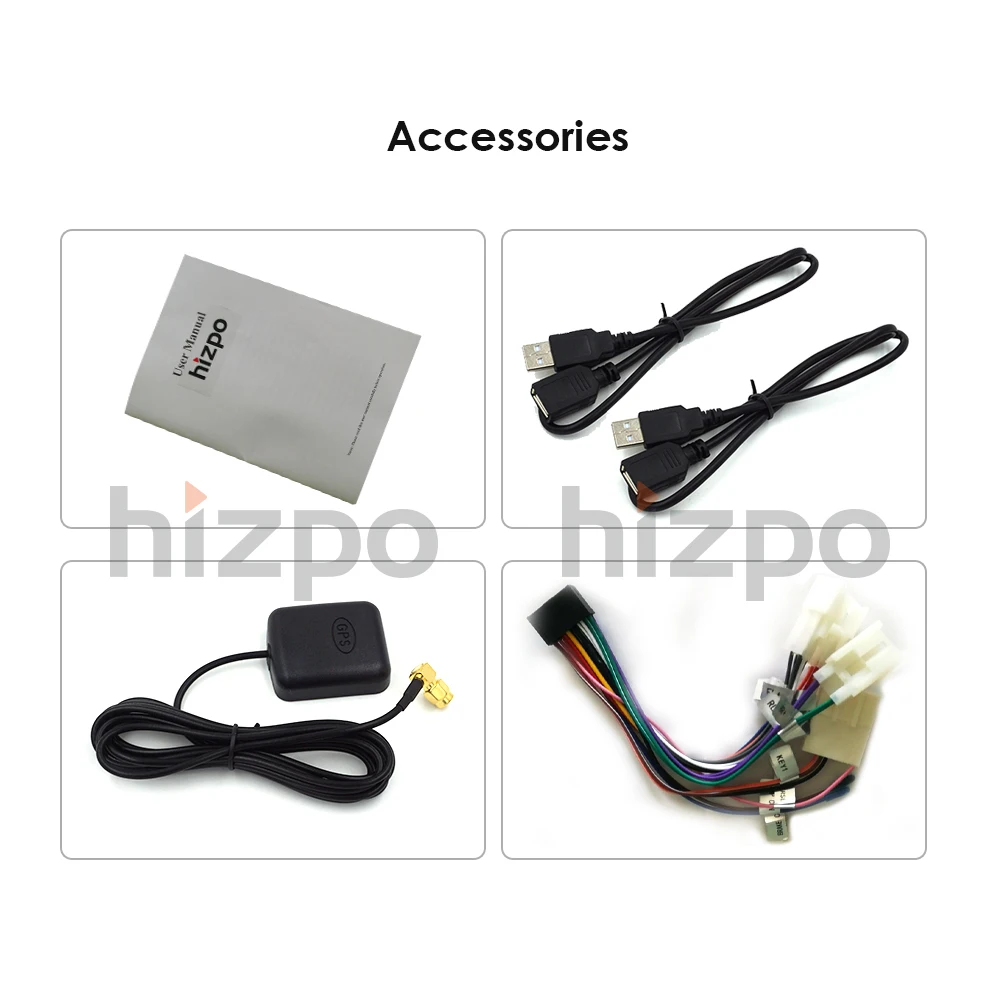 Hizpo 2DIN Автомагнитола навигации gps плеер для TOYOTA rush 2006-2012 alphard 2008-2015 3g сенсорный
