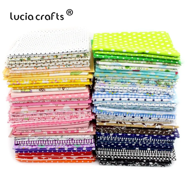 Lucia crafts 25*25 см хлопчатобумажная ткань Лоскутная пачка ткани Тильда Ткань для шитья DIY tecido квилтинг H0903