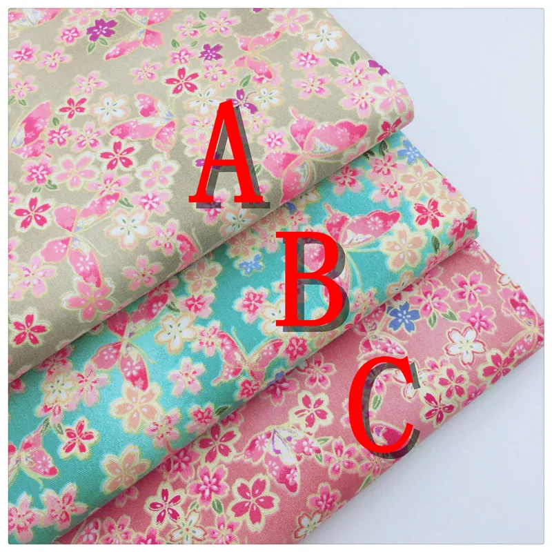 Syunss хлопковая ткань с цветочным принтом для украшения Diy швейные подушки в