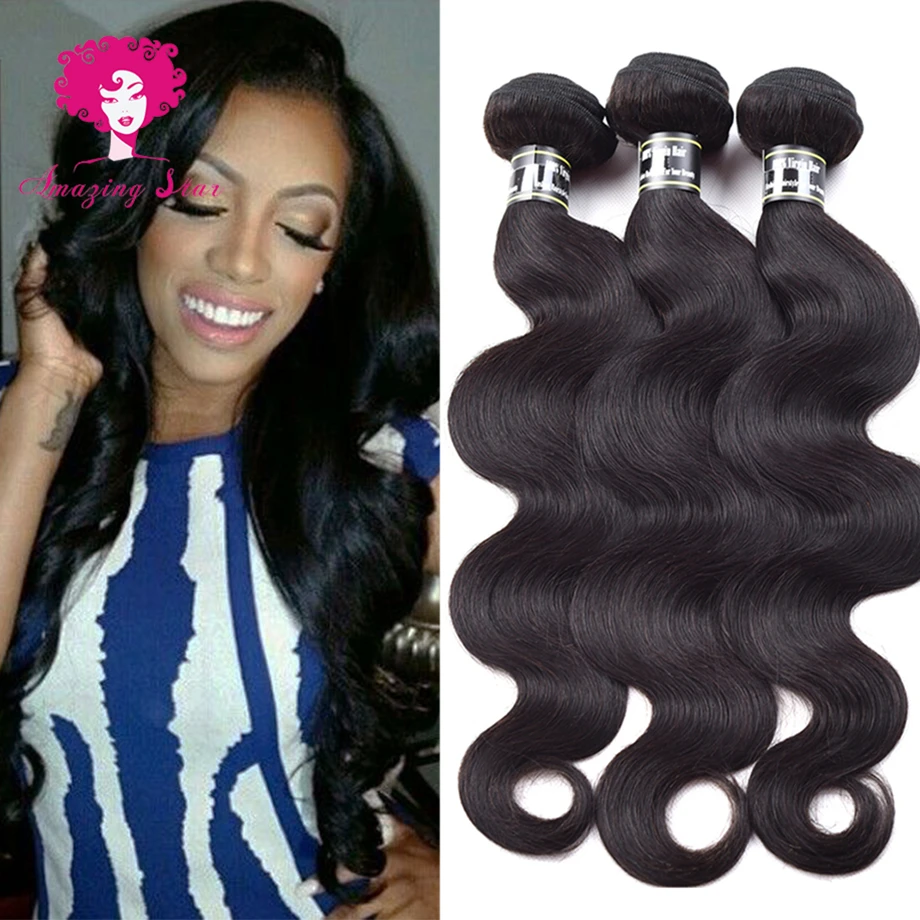 Индийский Объемная Волна 3 Bundle Предложения Девственные Волосы Дешево Аннабель