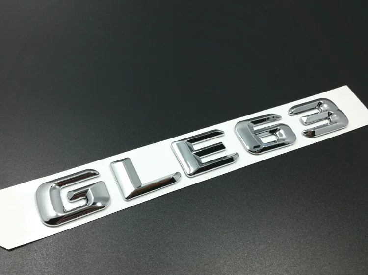 Значок Задняя эмблема багажника для Mercedes GLE Class GLE400 GLE320 GLE300 GLE63 хромированные