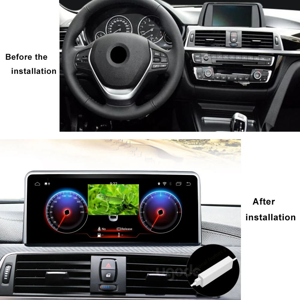 Ugode PX6 автомобильный мультимедийный плеер 10 25 &quotIPS экран Android 9 0 для BMW 3 серии F30 M3 4