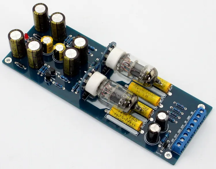 Предварительный усилитель для вакуумной трубки AC12V ( 15 Вт) 6J1 плата
