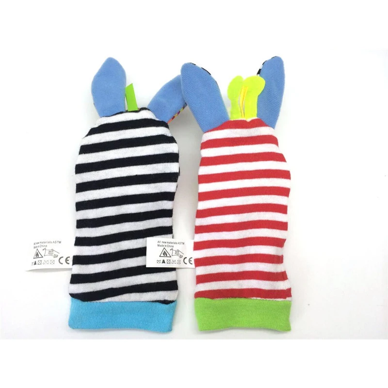 Новая пара маленьких игрушка мягкая колокольчики ручной ремешок