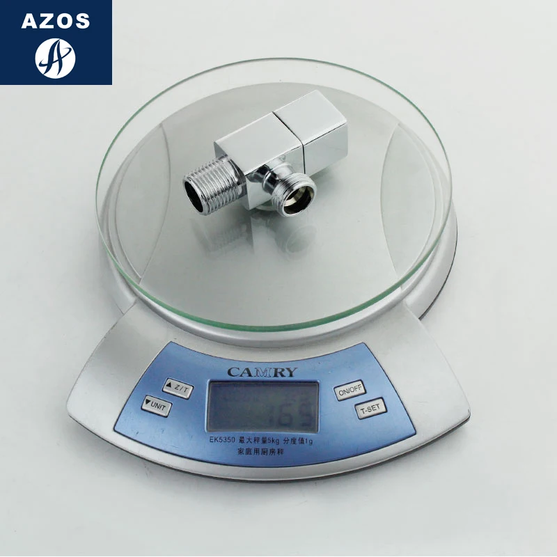 Azos биде кран под давлением насадка для душа латунь хром холодная вода одна